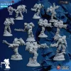 Описание картинки Chaos Space Marine Raptors от Milestone по цене 1 500руб | Свободный Рынок Миниатюр - СРМ - изображение - №3
