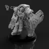 Описание картинки Cataphractii Terminator with Hammers and Shields от 3D Print Workshop по цене 1 645руб | Свободный Рынок Миниатюр - СРМ - изображение - №4