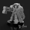 Описание картинки Cataphractii Terminator with Hammers and Shields от 3D Print Workshop по цене 1 645руб | Свободный Рынок Миниатюр - СРМ - изображение - №5