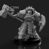 Описание картинки Cataphractii Terminator with Hammers and Shields от 3D Print Workshop по цене 1 645руб | Свободный Рынок Миниатюр - СРМ - изображение - №6