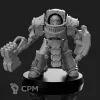 Описание картинки Cataphractii Terminator with Hammers and Shields от 3D Print Workshop по цене 1 645руб | Свободный Рынок Миниатюр - СРМ - изображение - №7