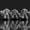 Описание картинки Cataphractii Terminator with Hammers and Shields от 3D Print Workshop по цене 1 645руб | Свободный Рынок Миниатюр - СРМ - изображение - №2