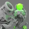 Описание картинки Poison Wind Mortars от 3Д-Печка по цене 300руб | Свободный Рынок Миниатюр - СРМ - изображение - №3