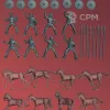 Описание картинки Франкские Конные Воины | Frankish Skirmishers Mounted от W1L50n по цене 1 200руб | Свободный Рынок Миниатюр - СРМ - изображение - №3