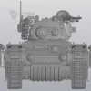 Описание картинки Rogal Dorn Battle Tank / Боевой танк «Рогал Дорн» от MOKROEMESTO по цене 100руб | Свободный Рынок Миниатюр - СРМ - изображение - №3
