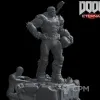 Описание картинки Doom slayer Doomguy Думгай Doom eternal от Кира по цене 3 500руб | Свободный Рынок Миниатюр - СРМ - изображение - №2