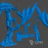 Описание картинки Elspeth von Draken on Carmine Dragon от 3Д-Печка по цене 3 000руб | Свободный Рынок Миниатюр - СРМ - изображение - №5