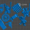 Описание картинки Dwarfs - Organ Gun от 3Д-Печка по цене 400руб | Свободный Рынок Миниатюр - СРМ - изображение - №2