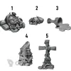 Описание картинки Crimson Lords: Basing decor 1 от 3Д-Печка по цене 300руб | Свободный Рынок Миниатюр - СРМ - изображение - №2