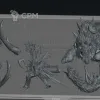 Описание картинки Зорват на Карнаксе (Zorvath on War Karnax) от Северная печать по цене 3 700руб | Свободный Рынок Миниатюр - СРМ - изображение - №2