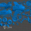 Описание картинки Megatrakk Scrapjet от 3Д-Печка по цене 1 200руб | Свободный Рынок Миниатюр - СРМ - изображение - №2