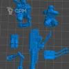 Описание картинки Heavy Weapons lascannon Steel Legion от 3Д-Печка по цене 350руб | Свободный Рынок Миниатюр - СРМ - изображение - №2