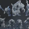 Описание картинки TechRats Blood Bowl team от 3Д-Печка по цене 2 900руб | Свободный Рынок Миниатюр - СРМ - изображение - №2