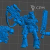 Описание картинки Veteran Space Marine (limited edition) 4E от 3Д-Печка по цене 250руб | Свободный Рынок Миниатюр - СРМ - изображение - №2