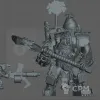 Описание картинки Warboss In Mega Armour от koksee по цене 400руб | Свободный Рынок Миниатюр - СРМ - изображение - №2