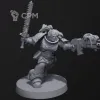 Описание картинки Space Wolves Capitan от MrMetalHorror по цене 350руб | Свободный Рынок Миниатюр - СРМ - изображение - №3