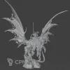 Описание картинки Vampire Lord on Zombie Dragon от MrMetalHorror по цене 3 500руб | Свободный Рынок Миниатюр - СРМ - изображение - №2
