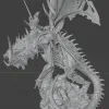 Описание картинки Vampire Lord on Zombie Dragon от MrMetalHorror по цене 3 500руб | Свободный Рынок Миниатюр - СРМ - изображение - №3