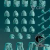 Описание картинки Alpha  Legionary головы и наплечники. от Studio Cockatoo по цене 1 200руб | Свободный Рынок Миниатюр - СРМ - изображение - №2
