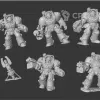Описание картинки Terminator Squad with storm bolters от White Rhino по цене 100руб | Свободный Рынок Миниатюр - СРМ - изображение - №2