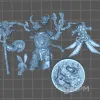 Описание картинки Pustus the Vile, a Malignant Plaguecaster with a c от 3D Print Workshop по цене 554руб | Свободный Рынок Миниатюр - СРМ - изображение - №2
