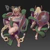 Описание картинки Valkyrie of Vanir ( Female Aasimar Paladin / Celestial Fighter with Shield / Deva Guardian от PocketSized Prints по цене 250руб | Свободный Рынок Миниатюр - СРМ - изображение - №3