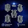 Описание картинки Щиты 2 (Emberforge shields) от Северная печать по цене 50руб | Свободный Рынок Миниатюр - СРМ - изображение - №2