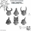 Описание картинки Chaos Space Marines Helmets v3 от  по цене 120руб | Свободный Рынок Миниатюр - СРМ - изображение - №3