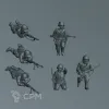 Описание картинки Расчет ПТР СССР | USSR AT RIFLE TEAMS от W1L50n по цене 700руб | Свободный Рынок Миниатюр - СРМ - изображение - №3