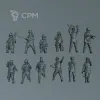 Описание картинки Пехота СССР доп.позы | USSR EXTRA ACTIONS от W1L50n по цене 800руб | Свободный Рынок Миниатюр - СРМ - изображение - №3