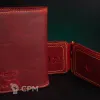 Описание картинки Набор: купюрница и обложка для документов из кожи, красный с гербом СССР от LDBits по цене 8 100руб | Свободный Рынок Миниатюр - СРМ - изображение - №2