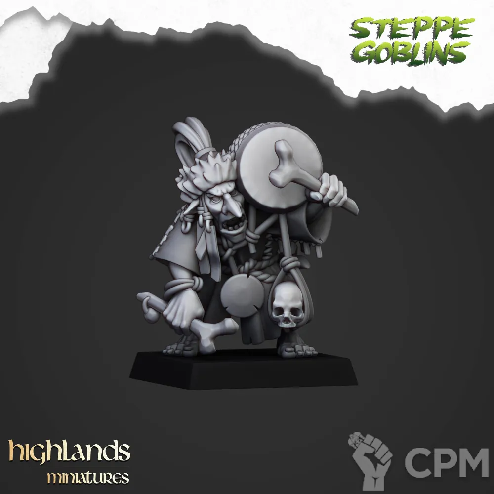 Steppe Goblins Shaman - Свободный Рынок Миниатюр