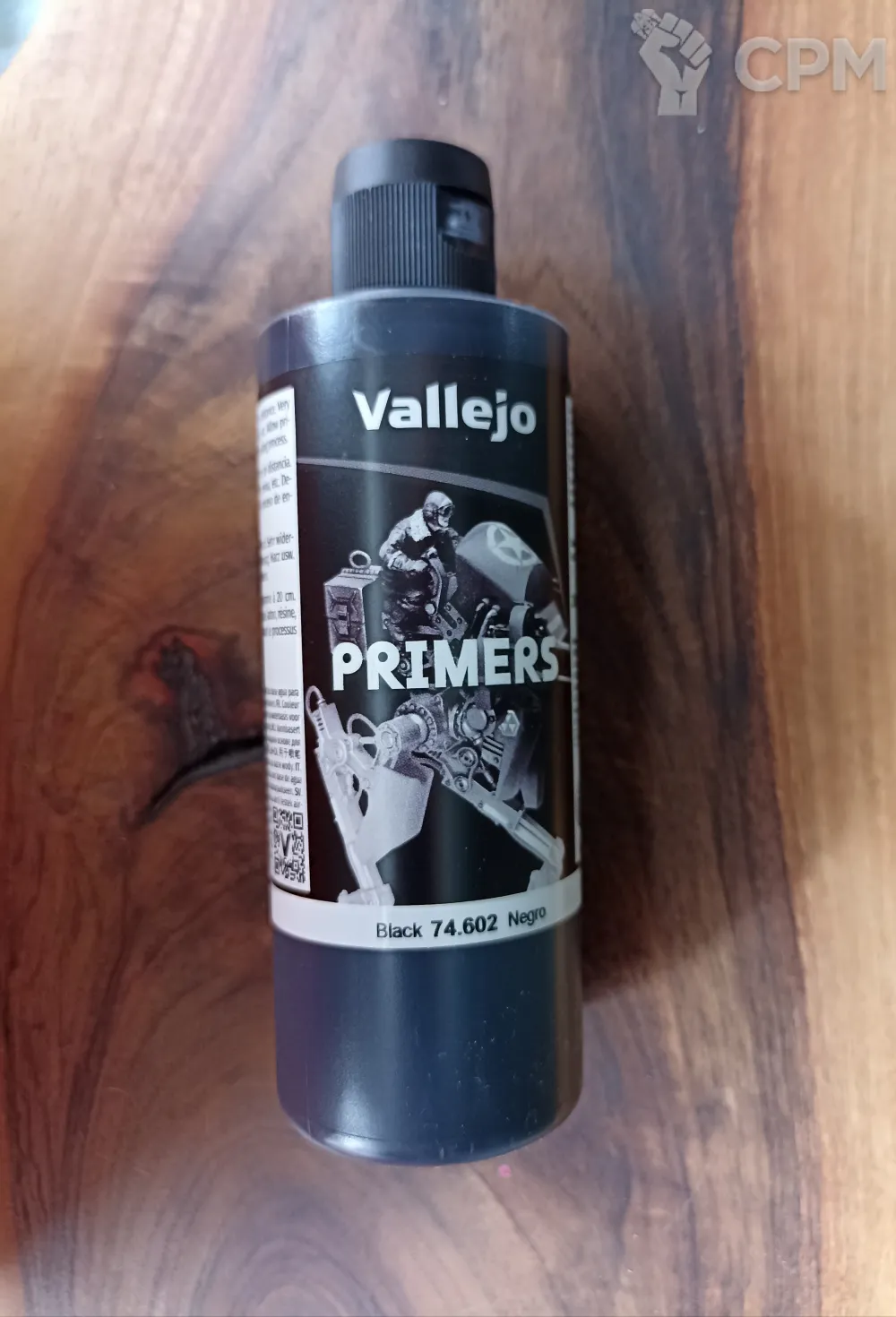 Vallejo Primers 74.602 Black, 200ml - Свободный Рынок Миниатюр