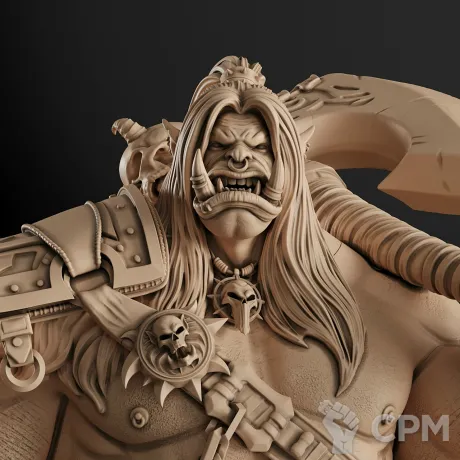 Описание картинки Grommash Hellscream Фигурка (World of Warcraft) от GAS3TXD  по цене 4 600руб | Свободный Рынок Миниатюр - СРМ