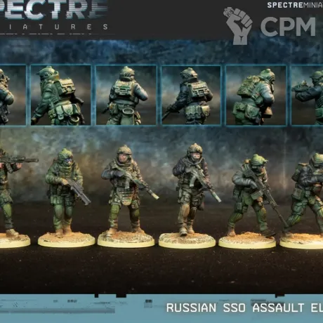 Описание картинки Russian SSO assault element от Wardog Workshop по цене 900руб | Свободный Рынок Миниатюр - СРМ