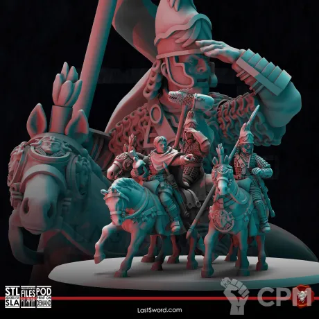 Описание картинки Empire/Palatine Cavalry от Barduck Miniatures по цене 739руб | Свободный Рынок Миниатюр - СРМ