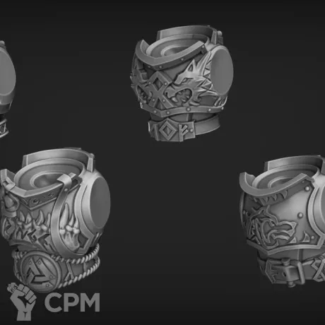 Описание картинки Wolf Torso от Bazilevs по цене 447руб | Свободный Рынок Миниатюр - СРМ