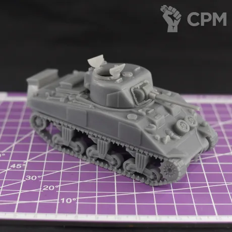 Описание картинки Британский средний танк Sherman III со шноркелем / масштаб 1:56/ 28 мм от DModels по цене 1 750руб | Свободный Рынок Миниатюр - СРМ