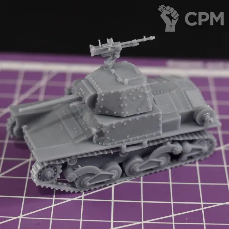 Описание картинки Легкий танк Fiat L6/40 / масштаб 1:56 / 28мм от DModels по цене 800руб | Свободный Рынок Миниатюр - СРМ