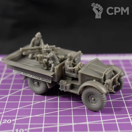 Описание картинки Итальянская САУ Autocannone da 65/17 (боевое положение) / масштаб 1:56 / 28мм от DModels по цене 930руб | Свободный Рынок Миниатюр - СРМ