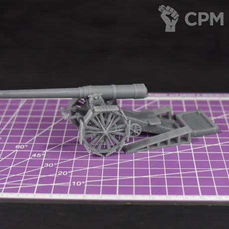Описание картинки Итальянское тяжелое орудие Cannone da 149/35 A / масштаб 1:56 / 28мм от DModels по цене 490руб | Свободный Рынок Миниатюр - СРМ