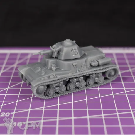 Описание картинки Французский легкий танк Hotchkiss H39 / масштаб 1:56 / 28mm от DModels по цене 520руб | Свободный Рынок Миниатюр - СРМ