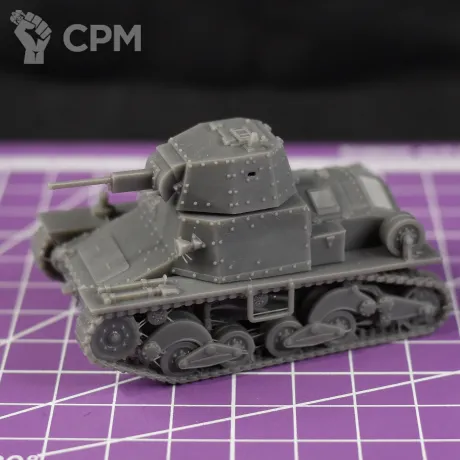 Описание картинки Итальянский легкий танк Fiat L6/40 / масштаб 1:56 / 28мм от DModels по цене 800руб | Свободный Рынок Миниатюр - СРМ