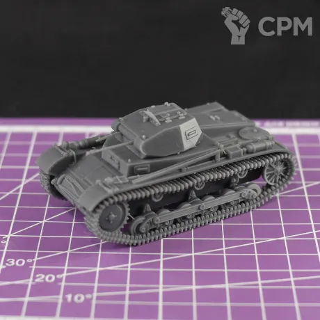 Описание картинки Немецкий легкий танк Pz.Kpfw. II Ausf. А / масштаб 1:56 / 28мм от DModels по цене 800руб | Свободный Рынок Миниатюр - СРМ