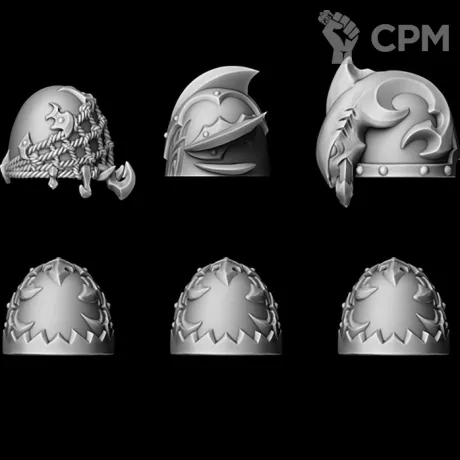 Описание картинки наплечники Shark от Bazilevs по цене 497руб | Свободный Рынок Миниатюр - СРМ