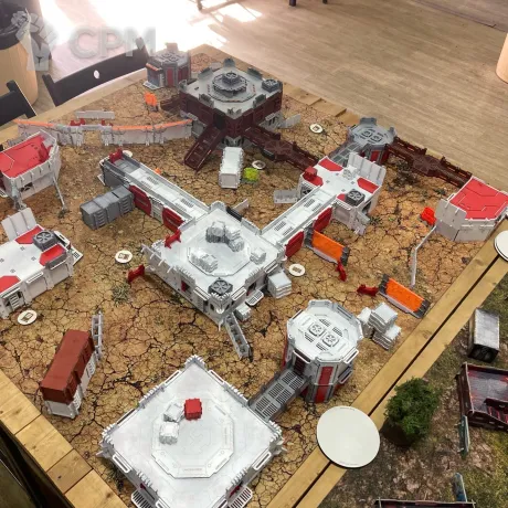 Описание картинки Игровой стол для Infinity и других SCI-FI от Eikeer по цене 15 000руб | Свободный Рынок Миниатюр - СРМ