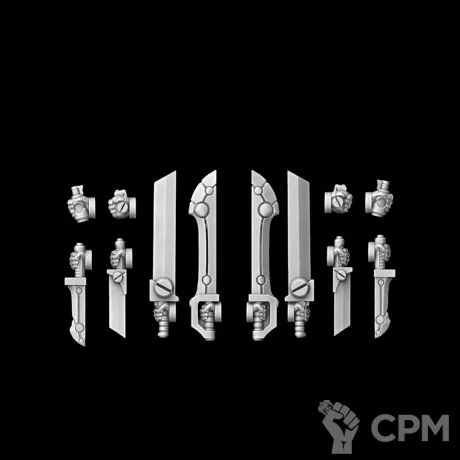 Описание картинки Weapons FULL set DW (more Left Hands) от Bazilevs по цене 746руб | Свободный Рынок Миниатюр - СРМ