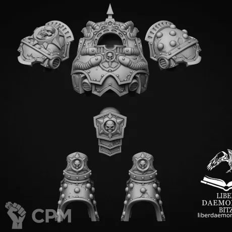 Описание картинки Armour model “Vetustus” type Gass от Bazilevs по цене 845руб | Свободный Рынок Миниатюр - СРМ