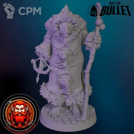 Описание картинки Кобольд охотник от Falgrim's_shop по цене 420руб | Свободный Рынок Миниатюр - СРМ