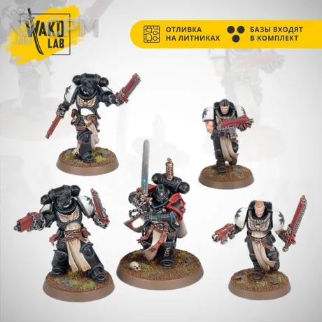 Описание картинки Primaris Crusader Squad (5) от Wako Lab (Recast) по цене 1 770руб | Свободный Рынок Миниатюр - СРМ